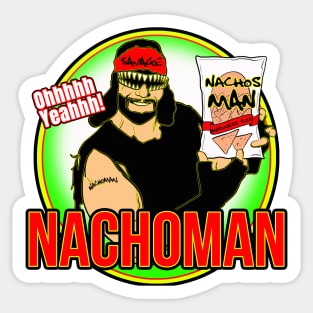 Macho Man Nachos Sticker